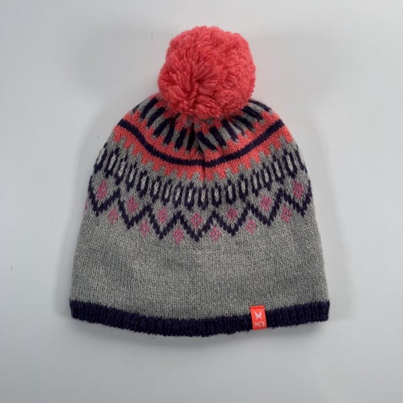 Kari Traa Accessories - KARI TRAA Fleece Lined Pom-Pom Wool Alpaca Blend Knit Beanie‎ Womens O/S